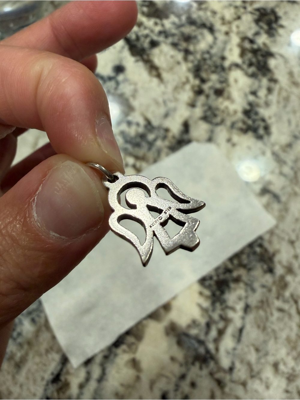 James Avery Silver Angel charm - Picture 4 of 6